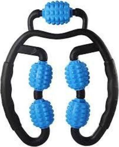 DESCRIPTION: (3) MASSAGE FOAM ROLLER BRAND/MODEL: WELL BRITE INFORMATION: BLACK AND BLUE SIZE: 5 POINT RETAIL$: $31.99 EA QTY: 3