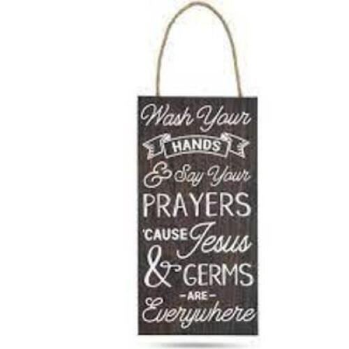 DESCRIPTION: (5) BATHROOM SIGN BRAND/MODEL: FARMLYN CREEK SIZE: 4.9X7 RETAIL$: $7.99 EA QTY: 5