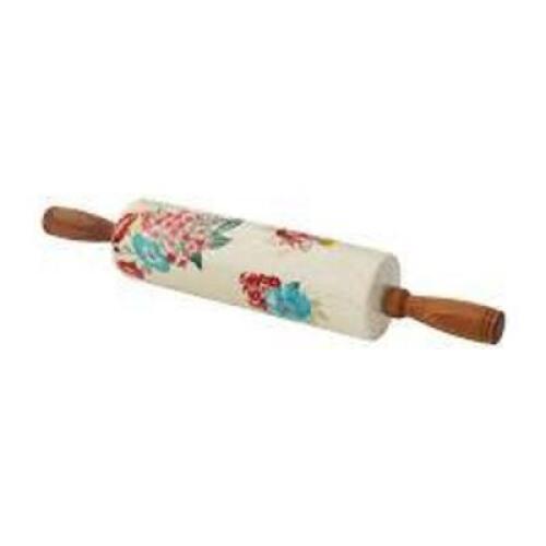 DESCRIPTION: (1) ROLLING PIN BRAND/MODEL: FANCY FLOURISH SIZE: CERAMIC RETAIL$: $25.87 EA QTY: 1