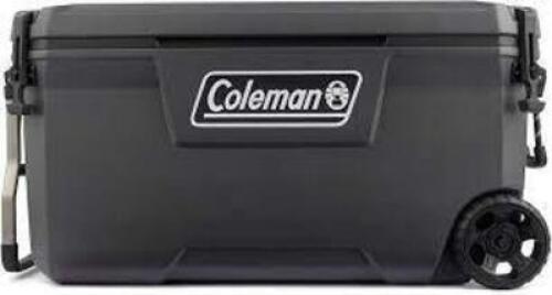 DESCRIPTION: (1) WHEELED COOLER BRAND/MODEL: COLEMAN 316 SERIES SIZE: 100 QT RETAIL$: $115.99 EA QTY: 1