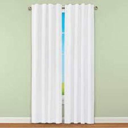 DESCRIPTION: (3) WINDOW PANELS BRAND/MODEL: SUN ZERO INFORMATION: GREEN WHITE SIZE: 40X84 RETAIL$: $11.99 EA QTY: 3