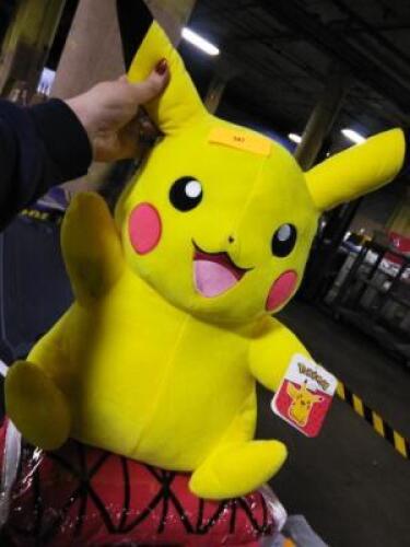 DESCRIPTION: (1 ) STUFFED PIKACHU BRAND/MODEL: POKEMON RETAIL$: $25.00 EA QTY: 1