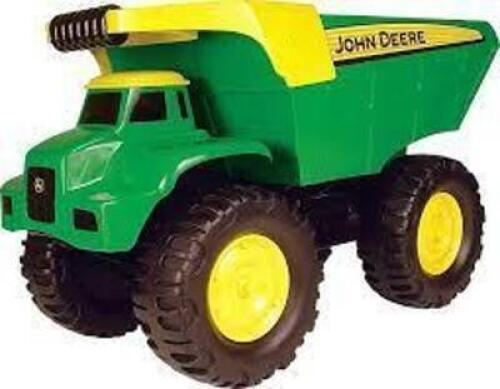 DESCRIPTION: (1) TOY DUMP TRUCK BRAND/MODEL: JOHN ' INFORMATION: GREEN RETAIL$: $30.47 EA QTY: 1