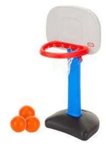 DESCRIPTION: (1) KITS BASKETBALL PLAY SET BRAND/MODEL: LITTLE TIKES RETAIL$: $30.00 EA QTY: 1