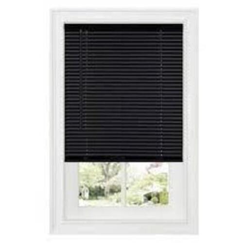 DESCRIPTION: (3) ROOM DARKENING MINI BLIND BRAND/MODEL: G2 CORDLESS ACHIM INFORMATION: BLACK SIZE: 1" RETAIL$: $21.89 EA QTY: 3