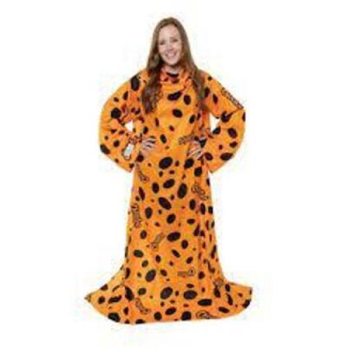 DESCRIPTION: (1) THE BLANKET WITH SLEEVES BRAND/MODEL: SNUGGIE INFORMATION: CHEETOS RETAIL$: $35.58 EA QTY: 1