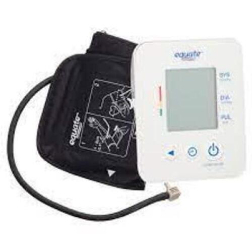 DESCRIPTION: (1) UPPER ARM BLOOD PRESSURE MONITOR BRAND/MODEL: EQUATE 4000 SERIES RETAIL$: $42.00 EA QTY: 1