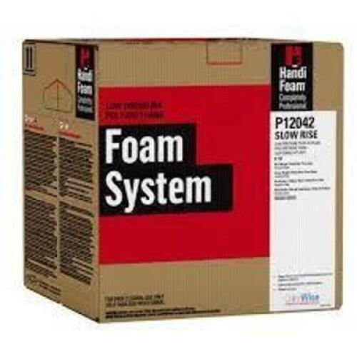 DESCRIPTION: (1) SPRAY FOAM KIT BRAND/MODEL: HANDI-FOAM #P12042 INFORMATION: SLOW RISE SIZE: 26# RETAIL$: $445.37 QTY: 1