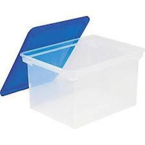 DESCRIPTION: (5) STORAGE TOTES INFORMATION: CLEAR QTY: 5