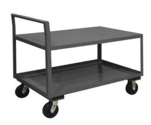 DESCRIPTION: (1) LOW DECK SERVICE CART BRAND/MODEL: DURHAM INFORMATION: 2 SHELVES, 2000LB CAPACITY RETAIL$: $504.99 SIZE: 30" X 48" QTY: 1