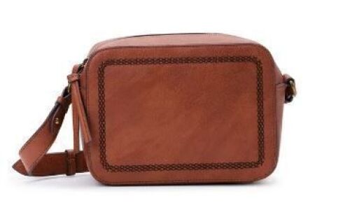 DESCRIPTION: (1) OVER THE SHOULDER BAG BRAND/MODEL: TIME AND TRU INFORMATION: BROWN RETAIL$: $24.99 EA QTY: 1