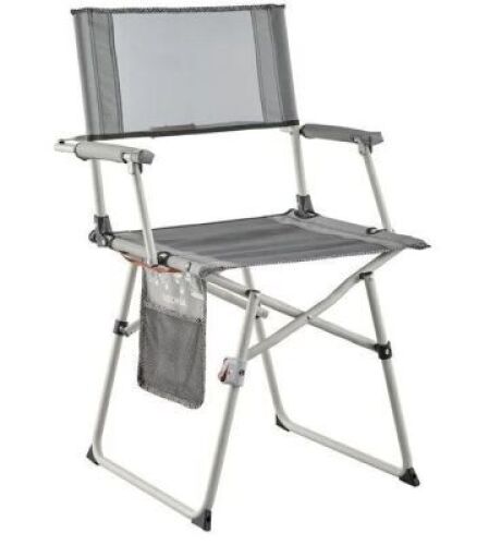 DESCRIPTION: (2) FOLDING LAWN CHAIR BRAND/MODEL: DECATHLON INFORMATION: COMFORT CHAIR RETAIL$: $10.00 EA QTY: 2