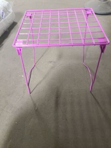 DESCRIPTION: (4) MULTI USE STANDS SIZE: PURPLE QTY: 4