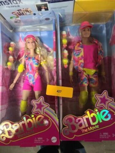 DESCRIPTION: (2) DOLLS BRAND/MODEL: BARBIE INFORMATION: KEN AND BARBIE RETAIL$: $24.97 EA QTY: 2