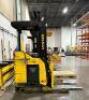 HYSTER ELECTRIC STAND ON FORKLIFT