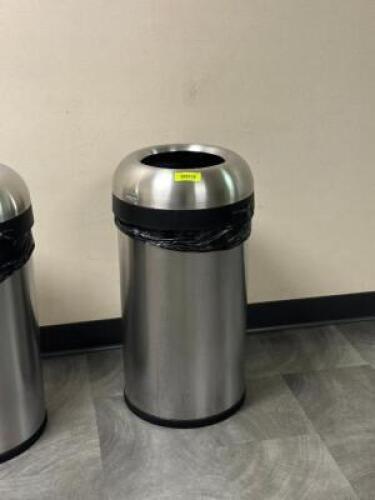 STAINLESS STEEL WASTE BIN