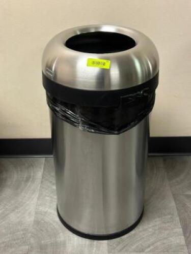 STAINLESS STEEL WASTE BIN