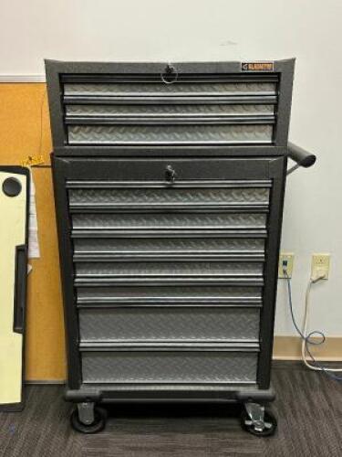 10 DRAWER TOOL CABINET WITH CONTENTS