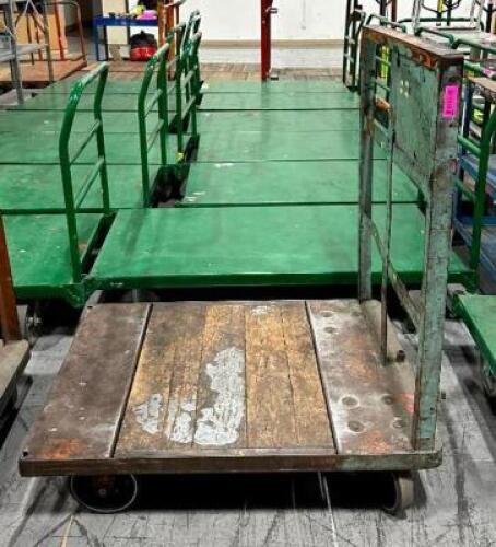 METAL/WOOD PLATFORM CART