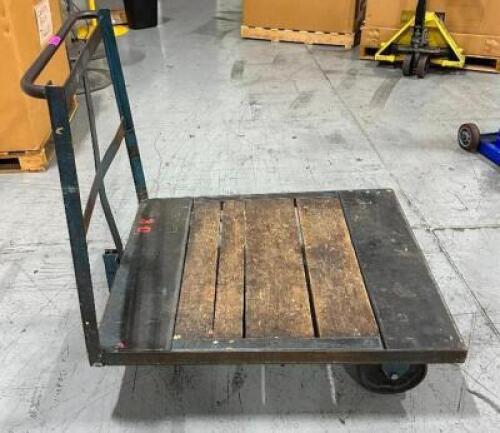METAL/WOOD PLATFORM CART