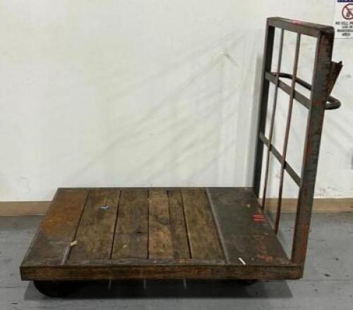 METAL/WOOD PLATFORM CART