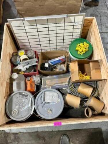 PALLET WITH ASSORTED SUPPLIES