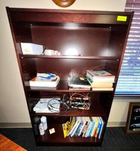 4 TIERED WOOD BOOKCASE