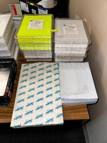 ASSORTED LABELS AND PRINTER PAPER