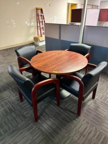ROUND TABLE W/ 4 CHAIRS
