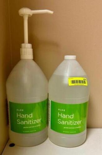 TWO CONTAINERS OF HAND SANITIZER