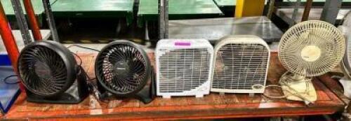 (5)- TABLETOP FANS
