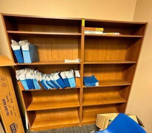 (2)- BOOKCASES