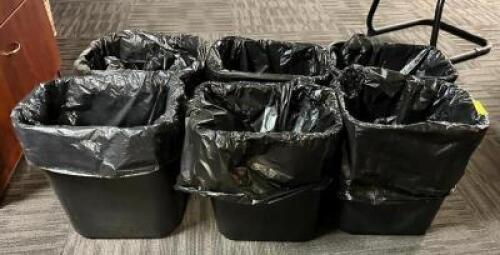 (6)- OFFICE TRASH CANS