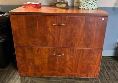 WOOD FILE CABINET