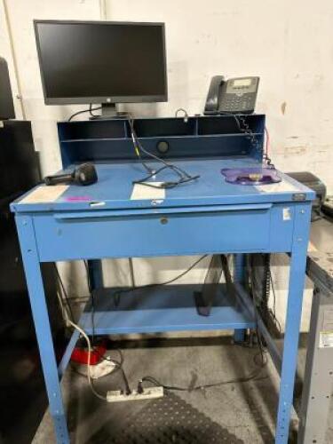 WORK TABLE WITH MONITOR