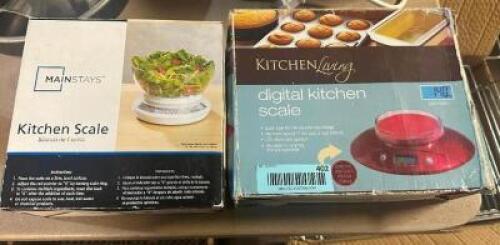 (2) HOUSE HOLD KITCHEN SCALES. IN BOX