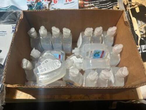 PARTIAL CASE OF LOLES HAND SANITIZER BOTTLES.