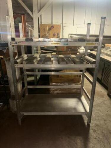 48" X 24" HEAVY DUTY ALUMINUM DUNNAGE RACK SHELF