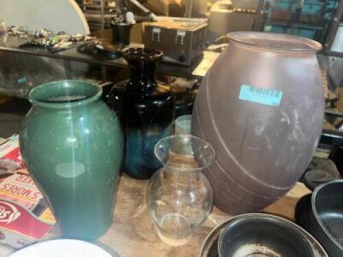(4) ASSORTED VASES