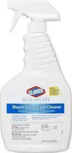 DESCRIPTION: (6) BLEACH GERMICIDAL CLEANER BRAND/MODEL: CLOROX HEALTHCARE #6VDE6 SIZE: 32 OZ RETAIL$: $140.00 TOTAL QTY: 6