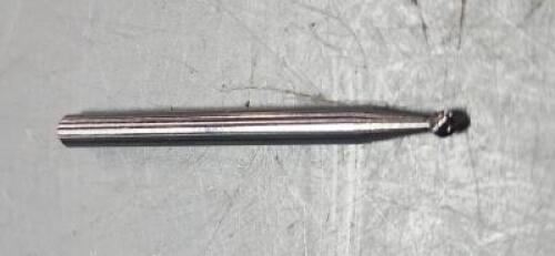 DESCRIPTION: (2) SOLID CARBIDE BALL BUR BRAND/MODEL: ATRAX 85284123 SIZE: SD-41 1/8" SD QTY: 2