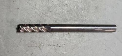 DESCRIPTION: (1) SOLID CARBIDE SQ END MILL BRAND/MODEL: ACCUPRO 87829404 SIZE: 5/16" DIA 1" LOC RETAIL$: $31.42 QTY: 1