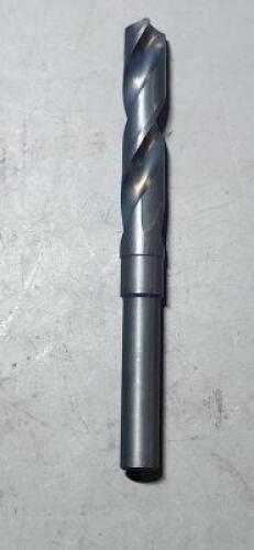DESCRIPTION: (1) HSS REDUCED SHANK DRILL BIT BRAND/MODEL: HERTEL 02387694 SIZE: 39/64" DIA 1/2" SD RETAIL$: $26.85 QTY: 1