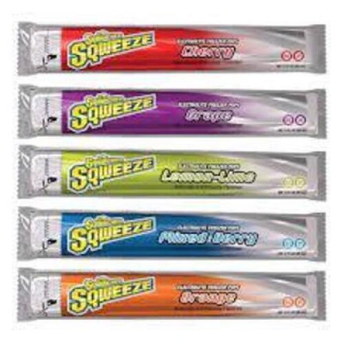 DESCRIPTION: (6) PACKS OF (10) FREEZER POP BRAND/MODEL: SQWINCHER SQWEEZE INFORMATION: ELECTROLYTE FREE RETAIL$: $8.00 EA QTY: 6