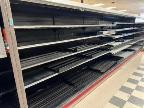 ARNEG 24' OPEN AIR REFRIGERATED CASE W/ RETRACTABLE SCREEN COVERS