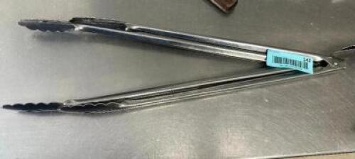 (2) 12" STAINLESS TONGS
