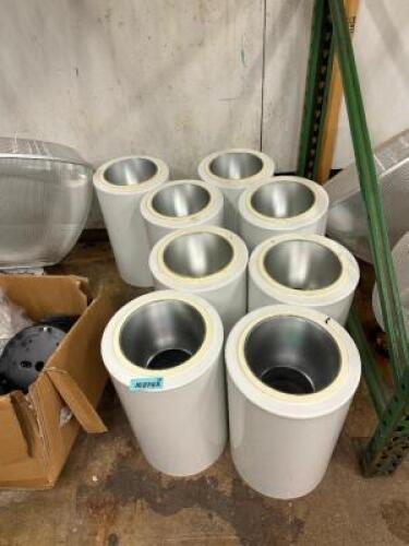 (8) - 18" X 11" PENDANT LIGHTS WITH HARDWARE