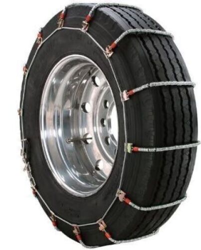 DESCRIPTION: (2) HEAVY DUTY TRUCK SINGLES TIRE TRACTION CHAINS BRAND/MODEL: SCC #TA1945 RETAIL$: $132.44 EA QTY: 2