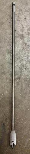 (1)- BOX OF 5/8" X 6" SPADE BITS