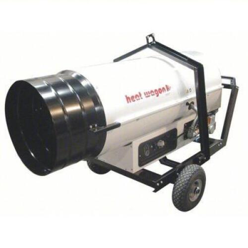 DESCRIPTION: (1) PORTABLE GAS DUCTED TENT AND REMEDIATION HEATER BRAND/MODEL: HEAT WAGON #11Z968 INFORMATION: WHITE SIZE: 400,000 BTUH HEATING CAPACIT